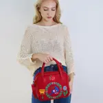 Dámská kabelka Kitto – sametový potisk Pod křídlem