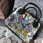 Dámská kabelka Kitto – sametový potisk Květiny mix