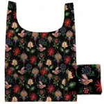 Skládací nákupní taška Ptáci a květiny