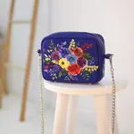 Kabelka na řetízku Světlé květy