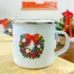 Smaltovaný hrnek Camper Merry Christmas