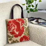 Textilní taška Tenderness To je taková květina – stylový shopper na zip