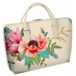 Taška Sakvoyage na notebook Květiny na béžovém pozadí