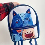 městský dámský batoh Modrá kočka