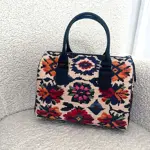 Dámská kabelka Barrel – textilní potisk Ornament