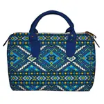 Dámská kabelka Barrel – textilní potisk ornament