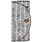 Klíčenka do kabelky – barevná kapsička na klíče s karabinkami Černobílé linky