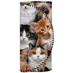 Klíčenka do kabelky – barevná kapsička na klíče s karabinkami Kočky