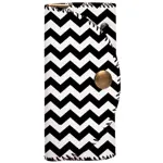 Klíčenka do kabelky – barevná kapsička na klíče s karabinkami Černobílé klikaté vzory