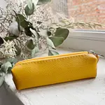 Klíčenka BIG – pouzdro na klíče z eko kůže se zipem žlutý