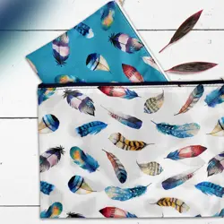 Kosmetická taštička Double  Peří