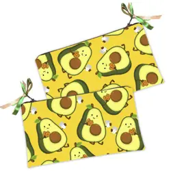Kosmetická taška MINI – malá látková taštička s potiskem Avokado