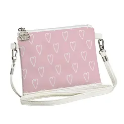 Dětská kabelka little fairy Srdce na růžovém pozadí