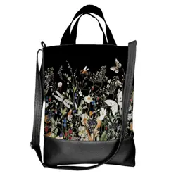 Kabelka city Motýli mezi květinami