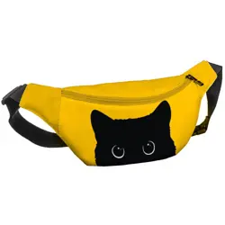 Ledvinka BUMBAG  Černá kočka