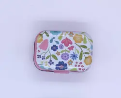 Plechová krabička Květiny male