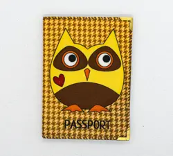 obal na cestovní pas sova