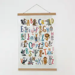 Látkový plakát na zeď Anglická abeceda 2