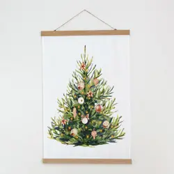 Látkový plakát na zeď stromeček 