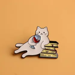 Brož ODPOČÍVAJÍCÍ KOCOUR 