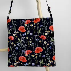 Kabelka Taystra Vlčí máky, sedmikrásky, chrpy