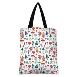 Kabelka original Muchomůrky na bílém