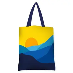 Kabelka original Hory, západ slunce