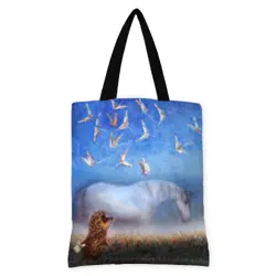 Kabelka original Ježek v mlze a kůň