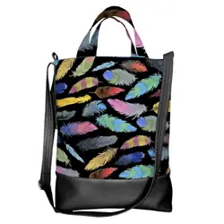 Kabelka city Barevné peří