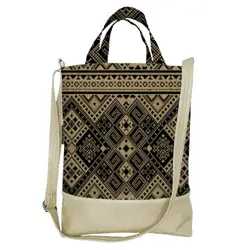 Kabelka city vzor Tmavý