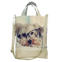 Kabelka city Pes s brýlemi