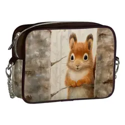 Kabelka na řetízku Cherie Plachá veverka