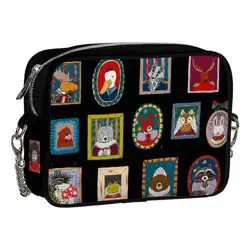 Kabelka na řetízku Cherie Portréty zvířat