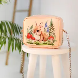 Kabelka na řetízku Cherie  Zajíček a muchomůrky