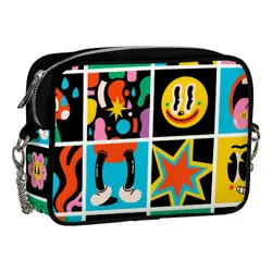 Kabelka na řetízku Smajlíci