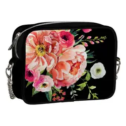 Kabelka na řetízku Cherie Jemné růžové květy