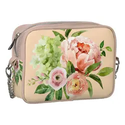 Kabelka na řetízku Cherie Jemné květinové aranžmá