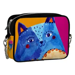 Kabelka na řetízku Cherie Modrá kočka