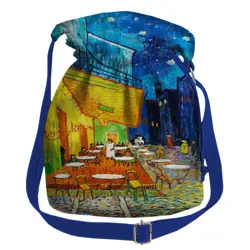 Dámská kabelka torba Terasa noční kavárny