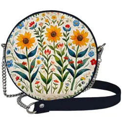 Kabelka tablet Tři žluté květy