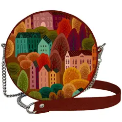 Kabelka tablet Podzim ve velkoměstě