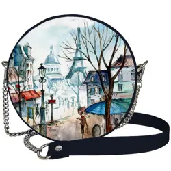 Kabelka tablet Paříž, tmavě modrá