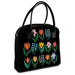  Kabelka s potiskem Oxford jarní květiny