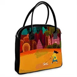  Kabelka s potiskem Oxford Na procházce