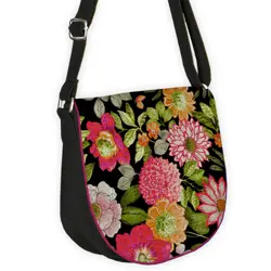 Kabelka saddle Květinová nálada