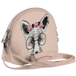Mini kabelka  Coquette Liška v brýlích