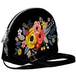 Mini kabelka  Coquette Světlá kytice