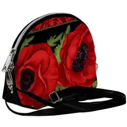 Mini kabelka  Coquette Červené máky