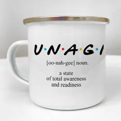 Smaltovaný hrnek Camper Unagi