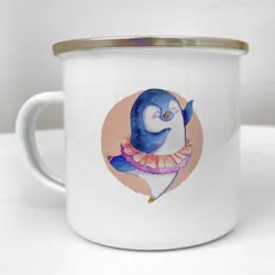 Smaltovaný hrnek Camper  Zpívej! Tancuj! Záři!